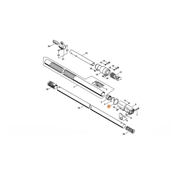 STIHL  Okrągły pierścień uszczelniający 40x4 9645 948 7995